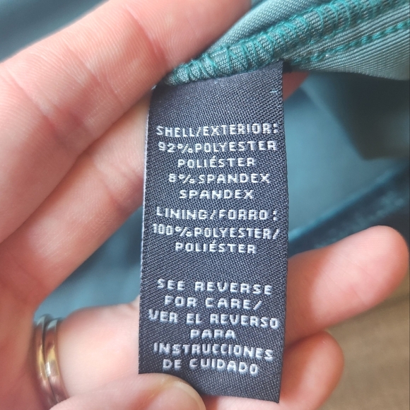 NWT MSK Elegant Emerald Velvet Wrap Dress, Size XL - Picture 11 of 14